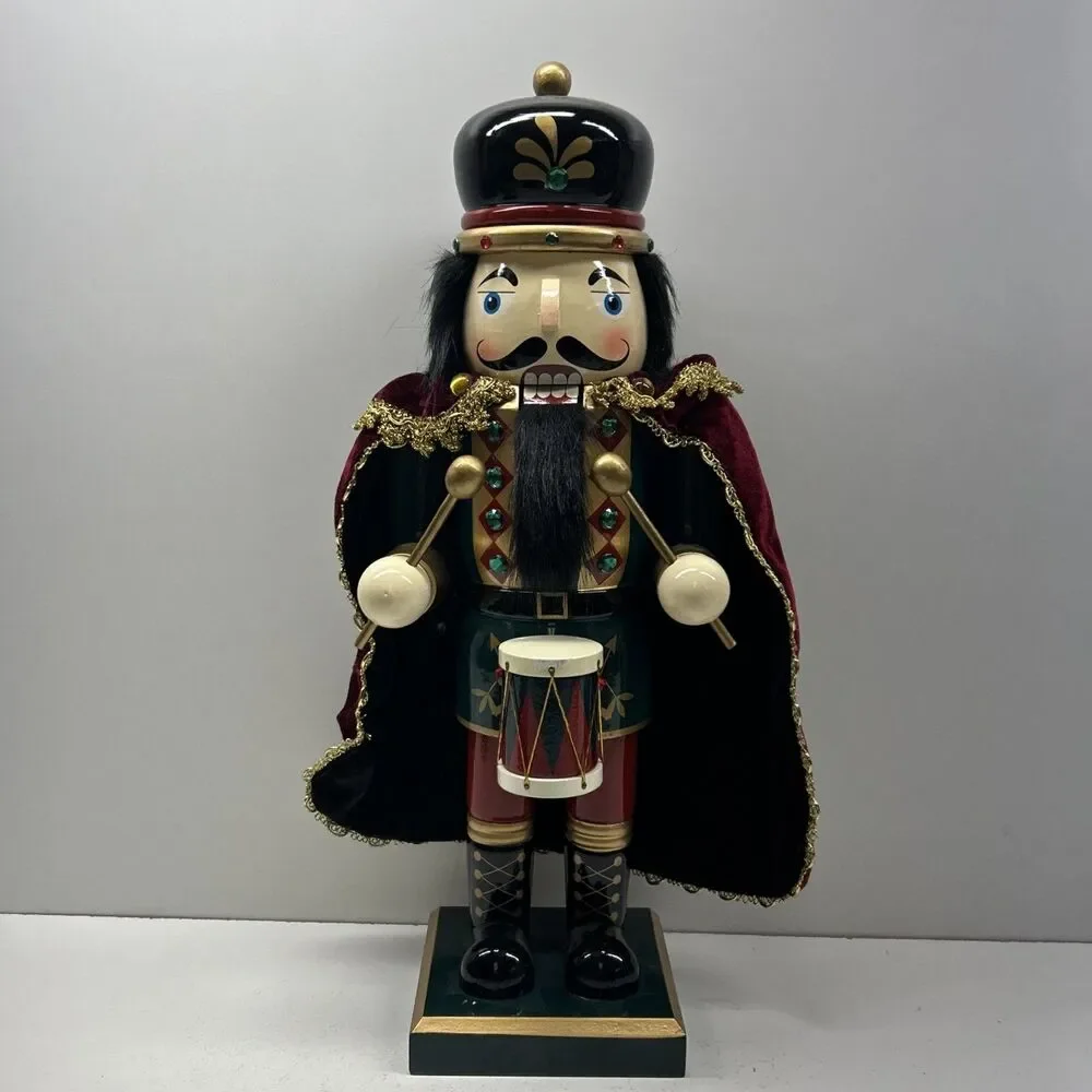 Bundle Of 2 Kirkland Signature Wooden 19” Nutcrackers With‎ Boxes